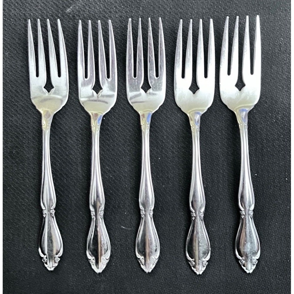 Oneida Louisiana 6" Seafood/Cocktail Fork Set Of 5‎